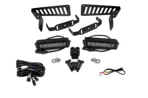 Jeep Wrangler LED Light Bar Kit - Diode Dynamics - SS6 Cowl - White - `18-`23